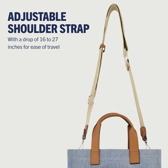 Tote, Women's Medium Travel Shoulder Bag with Adjustable Strap - Picture 4 of 7